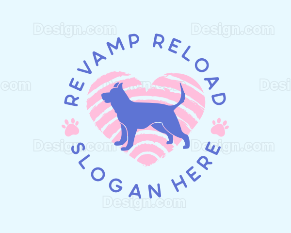 Dog Cat Heart Logo