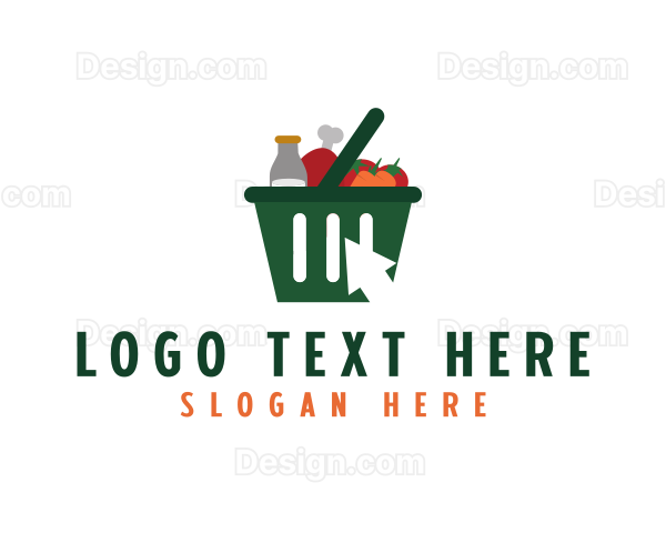 Grocery Online Shopping Logo