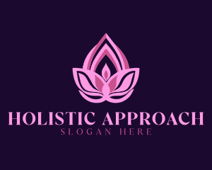 Holistic Yoga Lotus logo