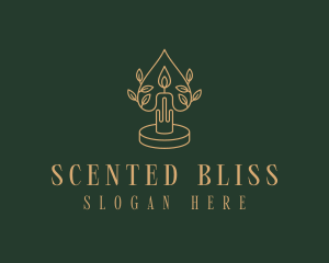 Natural Scented Candle logo design