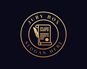 Quill Pen Notary Paper logo