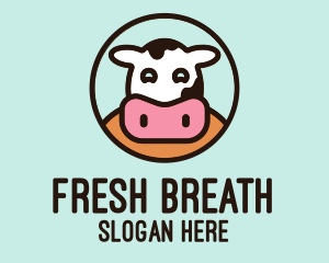 Happy Cow Dairy  logo design