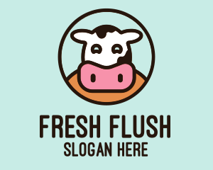 Happy Cow Dairy  logo design