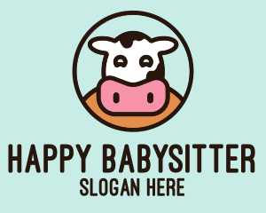 Happy Cow Dairy  logo design