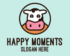 Happy Cow Dairy  logo design