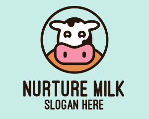 Happy Cow Dairy  logo design