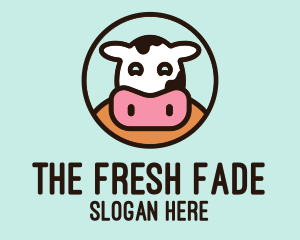 Happy Cow Dairy  logo design