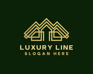 Luxury Roof Real Estate logo design