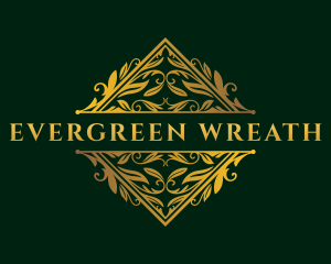 Elegant Ornamental Leaves logo design