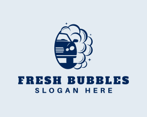 Bubbles Car Wash logo design