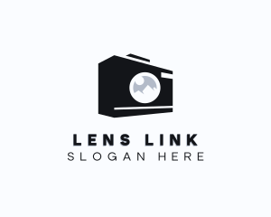 Camera Lens Photography logo design