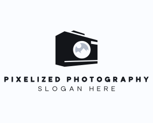 Camera Lens Photography logo design