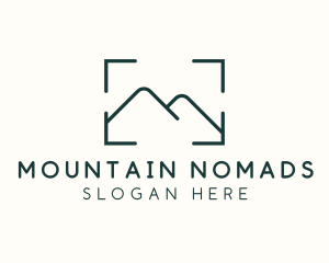 Mountain  Landscape Photo Frame logo design