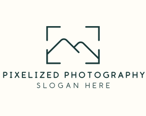 Mountain  Landscape Photo Frame logo design