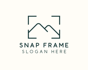 Mountain  Landscape Photo Frame logo design