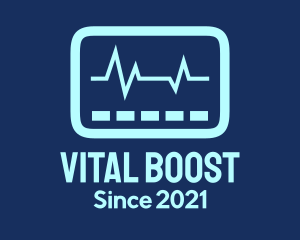 Blue Vital Sign logo design