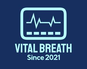 Blue Vital Sign logo design