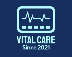 Blue Vital Sign logo