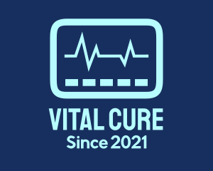 Blue Vital Sign logo design