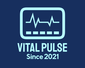 Blue Vital Sign logo design