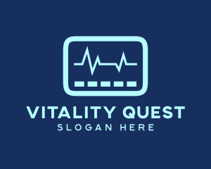 Blue Vital Sign logo