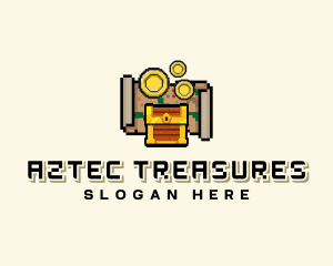 Pirate Treasure Arcade logo design