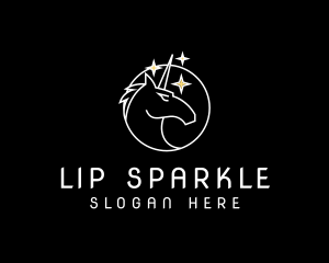 Unicorn Moon Sparkle logo design