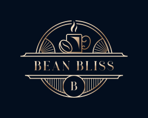 Luxury Coffee Cafe logo design