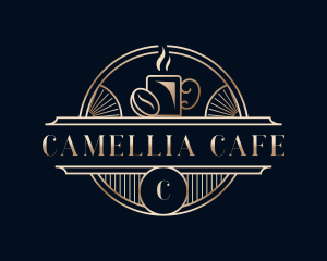 Luxury Coffee Cafe logo design