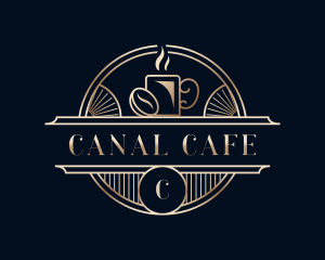 Luxury Coffee Cafe logo design