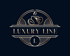 Luxury Coffee Cafe logo design