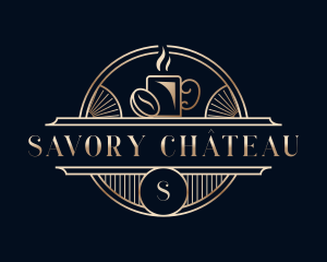 Luxury Coffee Cafe logo design