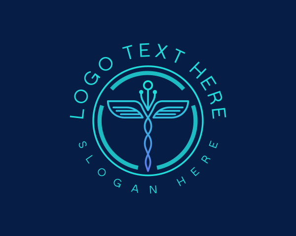 Medical Doctor Caduceus logo
