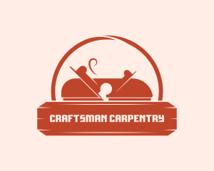 Carpentry Hand Planer logo design