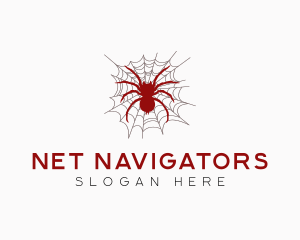 Tarantula Spider Cobweb logo