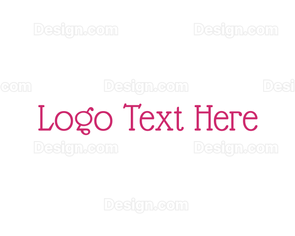 Chic Girly Boutique Logo