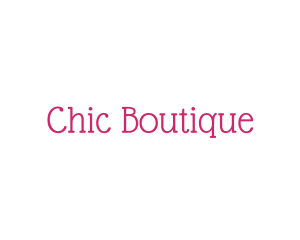 Chic Girly Boutique logo design