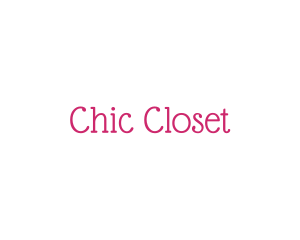 Chic Girly Boutique logo design