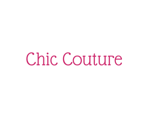 Chic Girly Boutique logo design