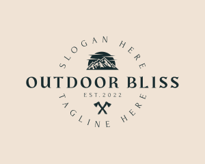 Outdoor Adventure  Equipment logo design