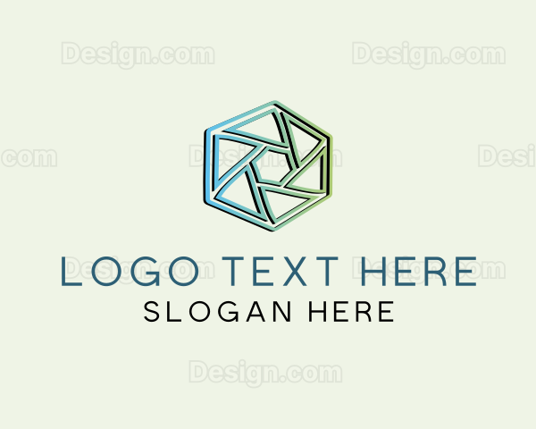 Modern Geometrical Hexagon Logo