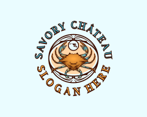 Maryland Seafood Crab logo design