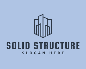 Building Structure Real Estate logo design