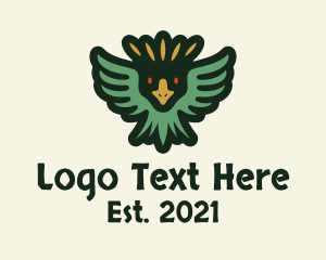Quetzal Aztec Bird logo