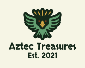 Quetzal Aztec Bird logo