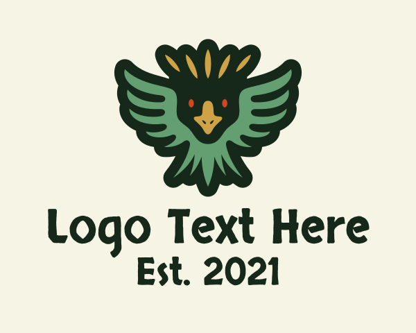 Quetzalcoatl logo example 2