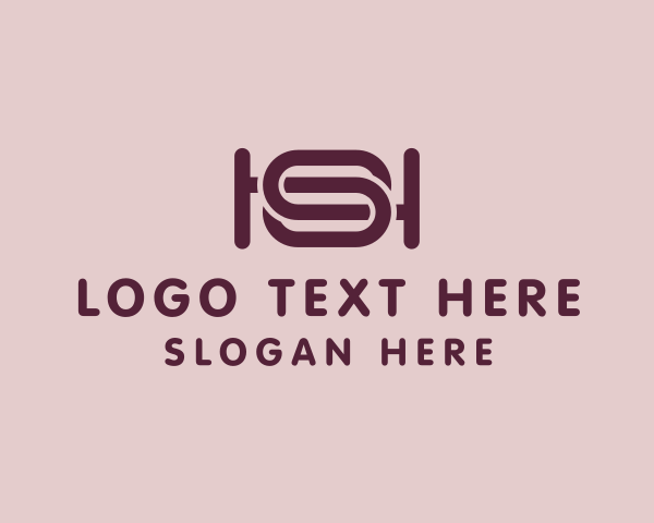 Letter Hs logo example 1