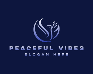 Dove Peace Freedom  logo design