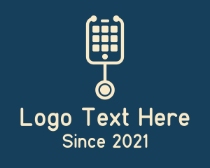 Mobile - Mobile Phone Stethoscope logo design