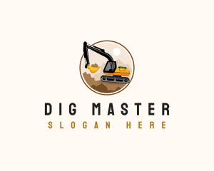 Construction Excavator Equipment  logo